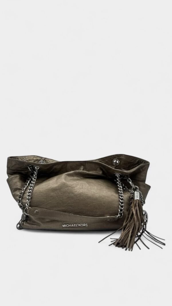 MICHAEL KORS - CHELSEA METALIC BAG - Image 12